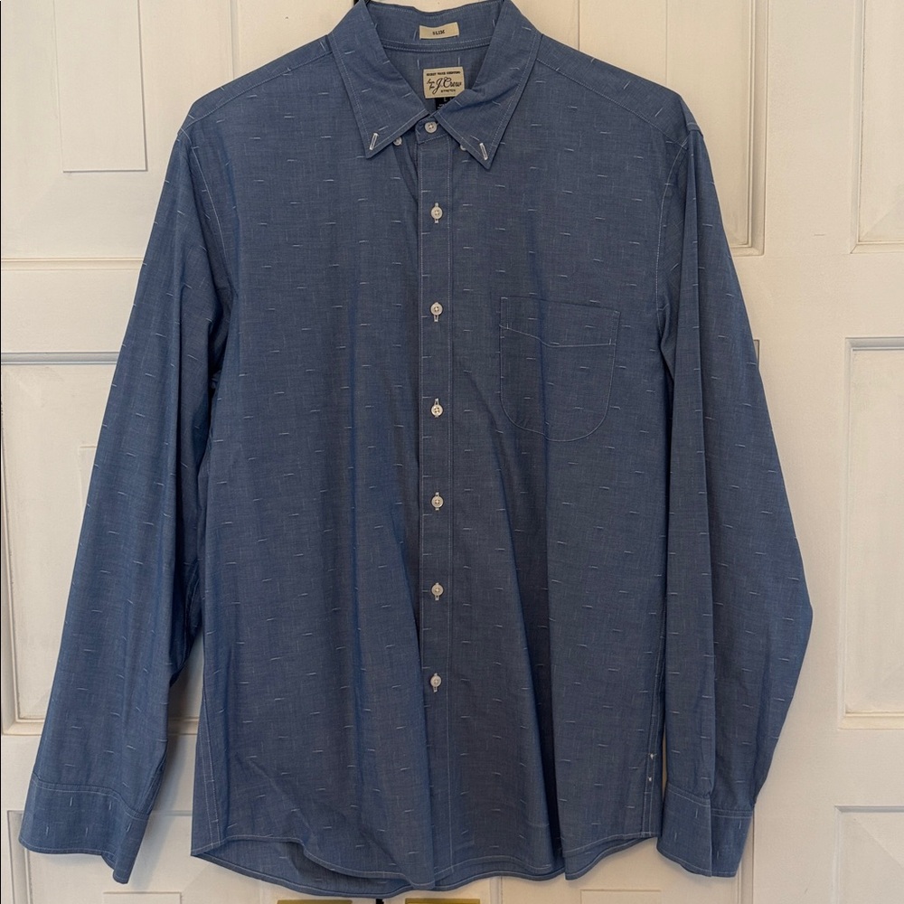 Men’s J.Crew Blue Button Down
